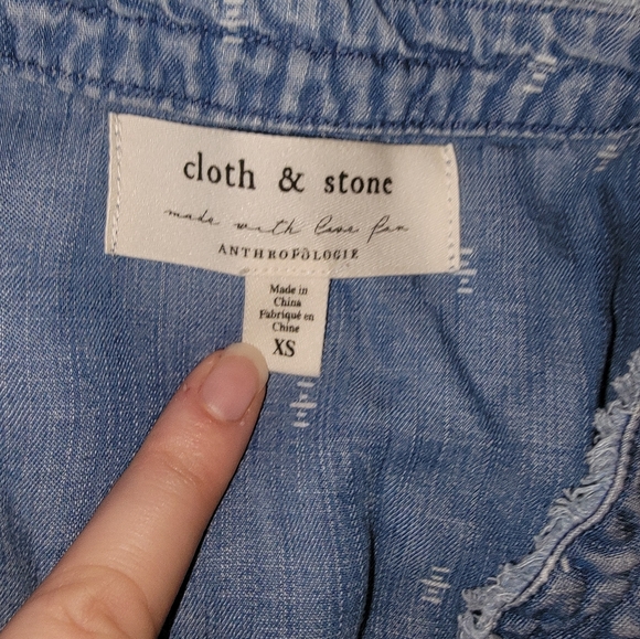 Anthropologie Cloth & Stone Marylou Shirt Dress Size XS - Picture 6 of 10